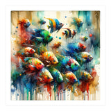 Colorful Aquarium Fish (Print Only) thumbnail