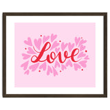 Love hearts - pink and red thumbnail