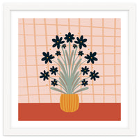 Floral Vase Orange