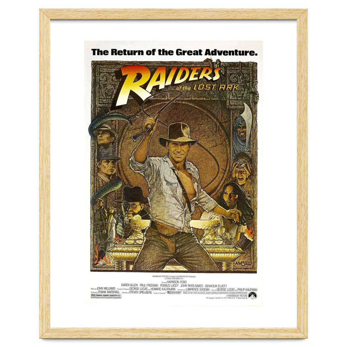 RAIDERS OF THE LOST ARK (1981), directed by STEVEN SPIELBERG.