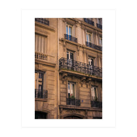 Street Photography - Haussmanian Facade, Paris (Print Only)