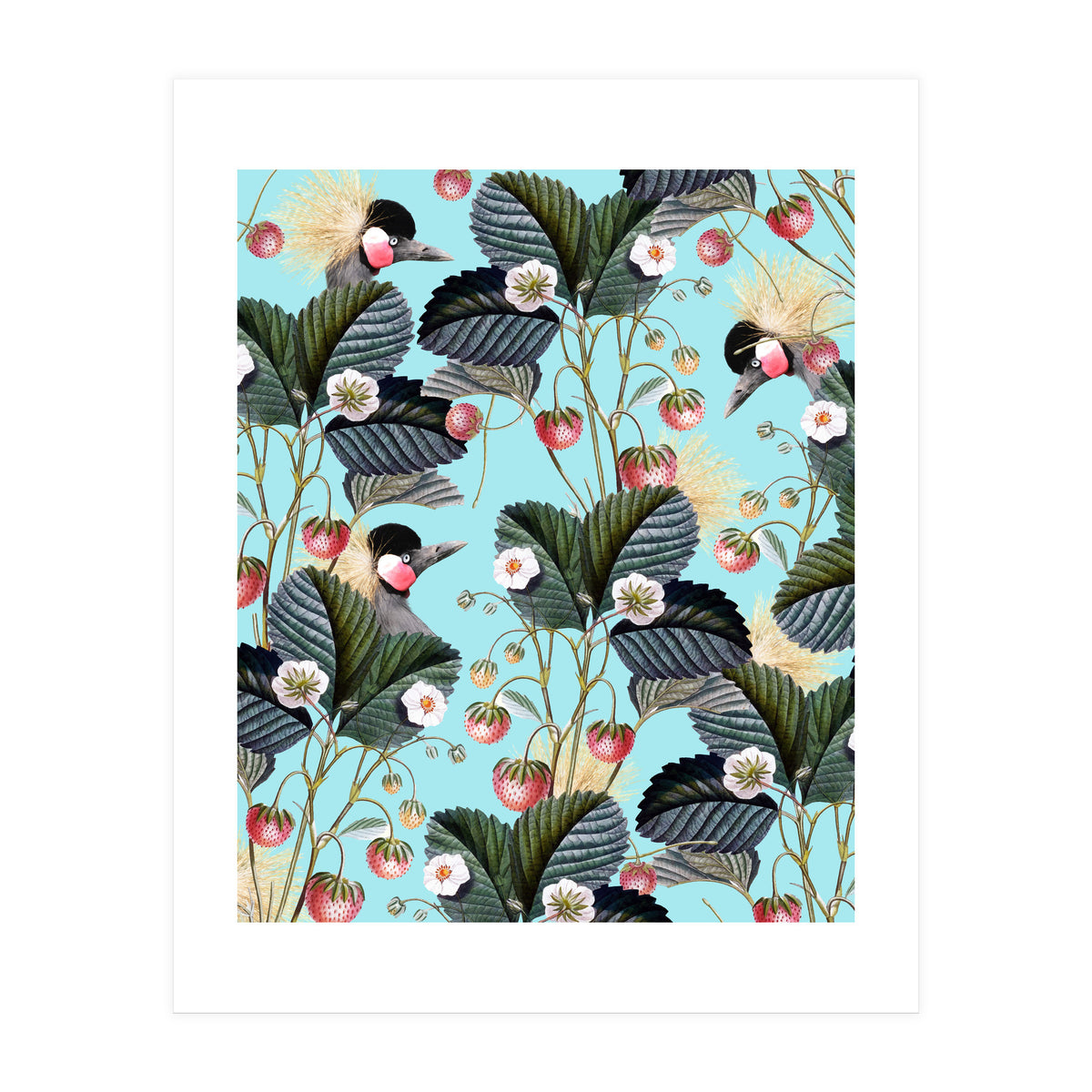 Strawberry Brush Hide Out (Print Only)