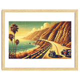 Vintage Coastal Road Journey Poster thumbnail