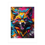 Aggressive Fox, Graffiti (Print Only) thumbnail