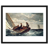 Winslow Homer: Breezing Up (A Fair Wind). Date/Period: 1873 - 1876. Painting. thumbnail