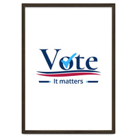 vote it matters - For elections