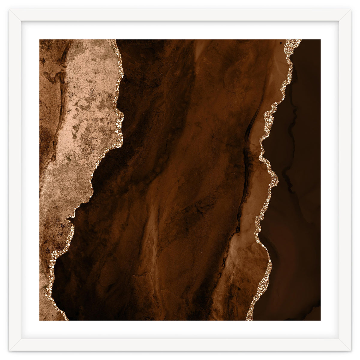 Brown & Gold Agate Texture 01