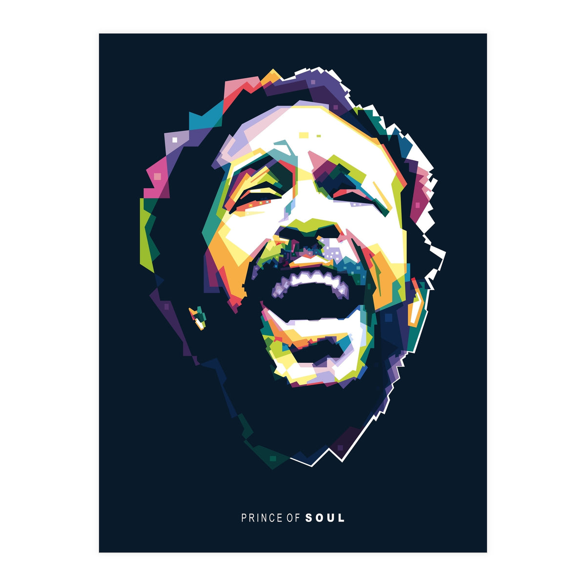 Marvin Gaye Pop Art WPAP (Print Only)