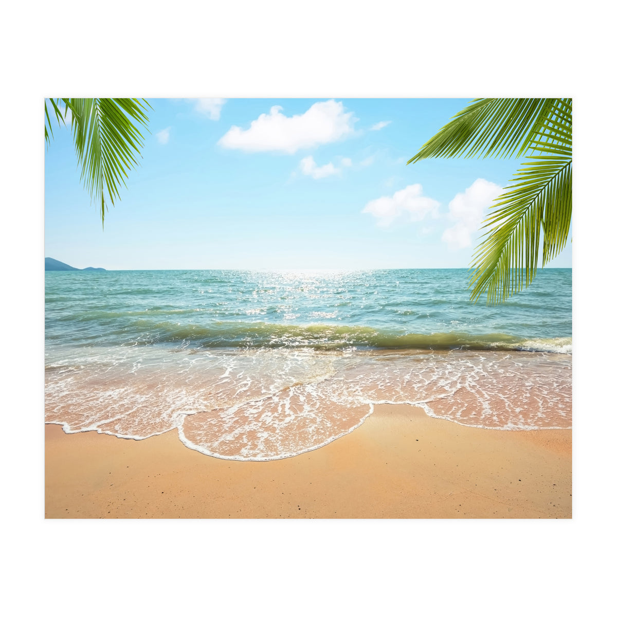 Tropical Beach (Print Only)