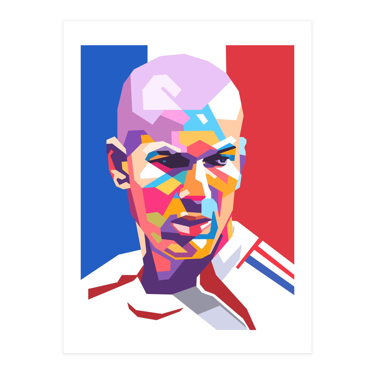 Zinedine Zidane art (Print Only)