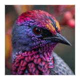 Vibrant Exotic Bird Detailed Feather Close Up (Print Only) thumbnail