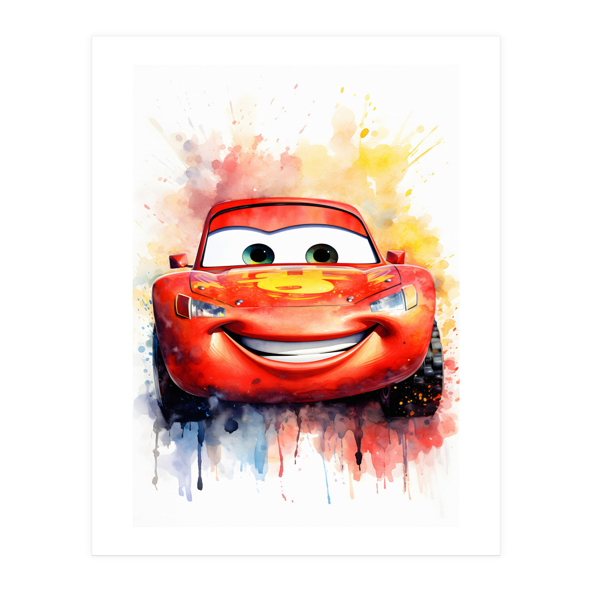 Car Mcqueen (Print Only)