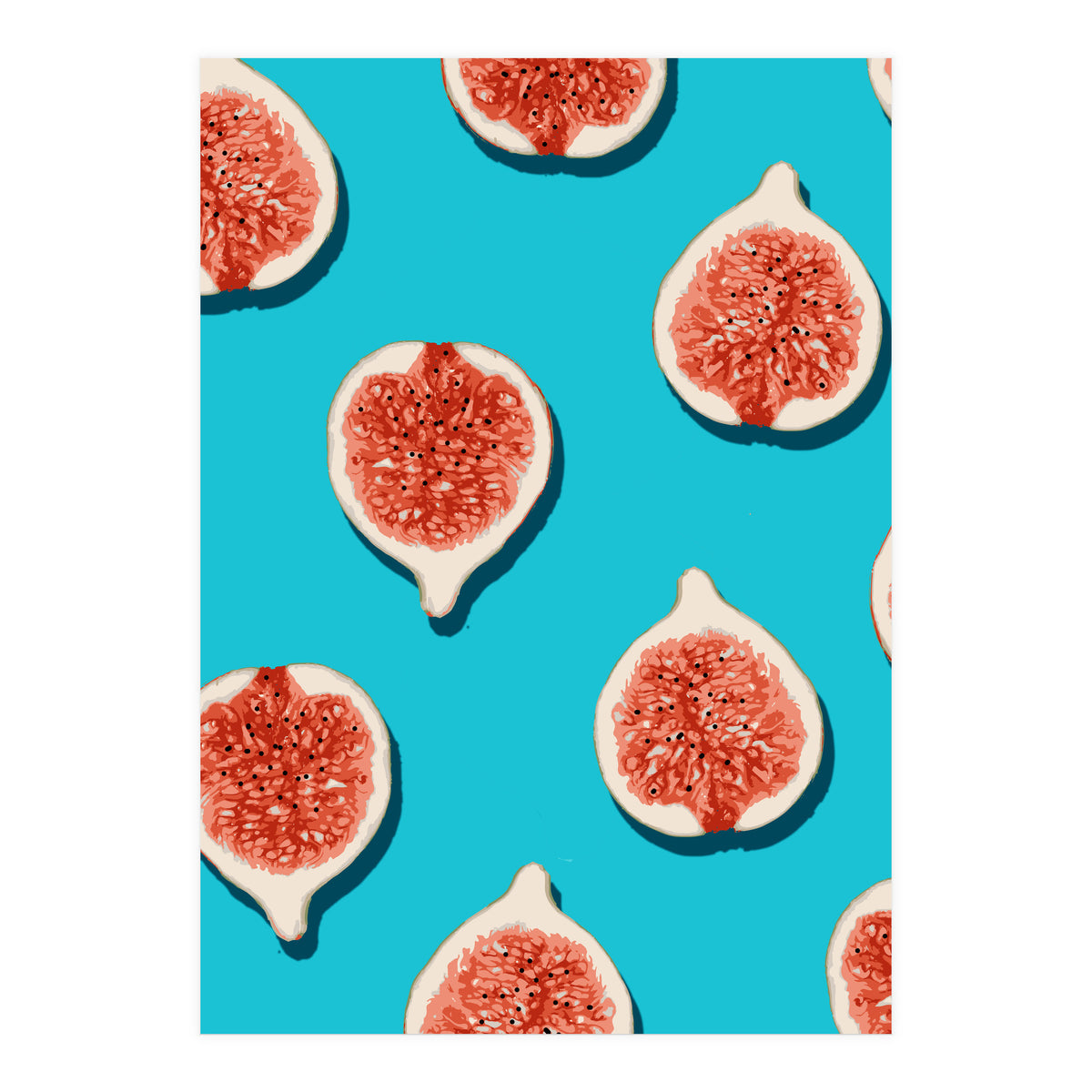 Fig Lover #society6 #decor #buyart (Print Only)