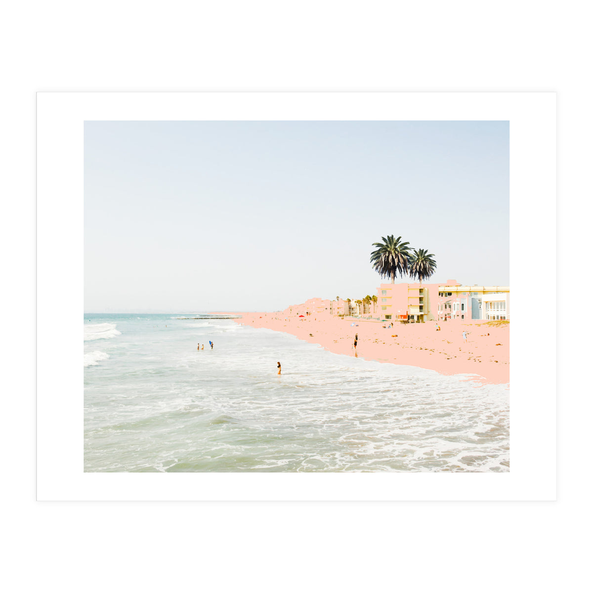 Pink Beach #society6 #decor #buyart (Print Only)