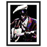 Lightnin' Hopkins American Country Blues Musician legend Colorful Art thumbnail