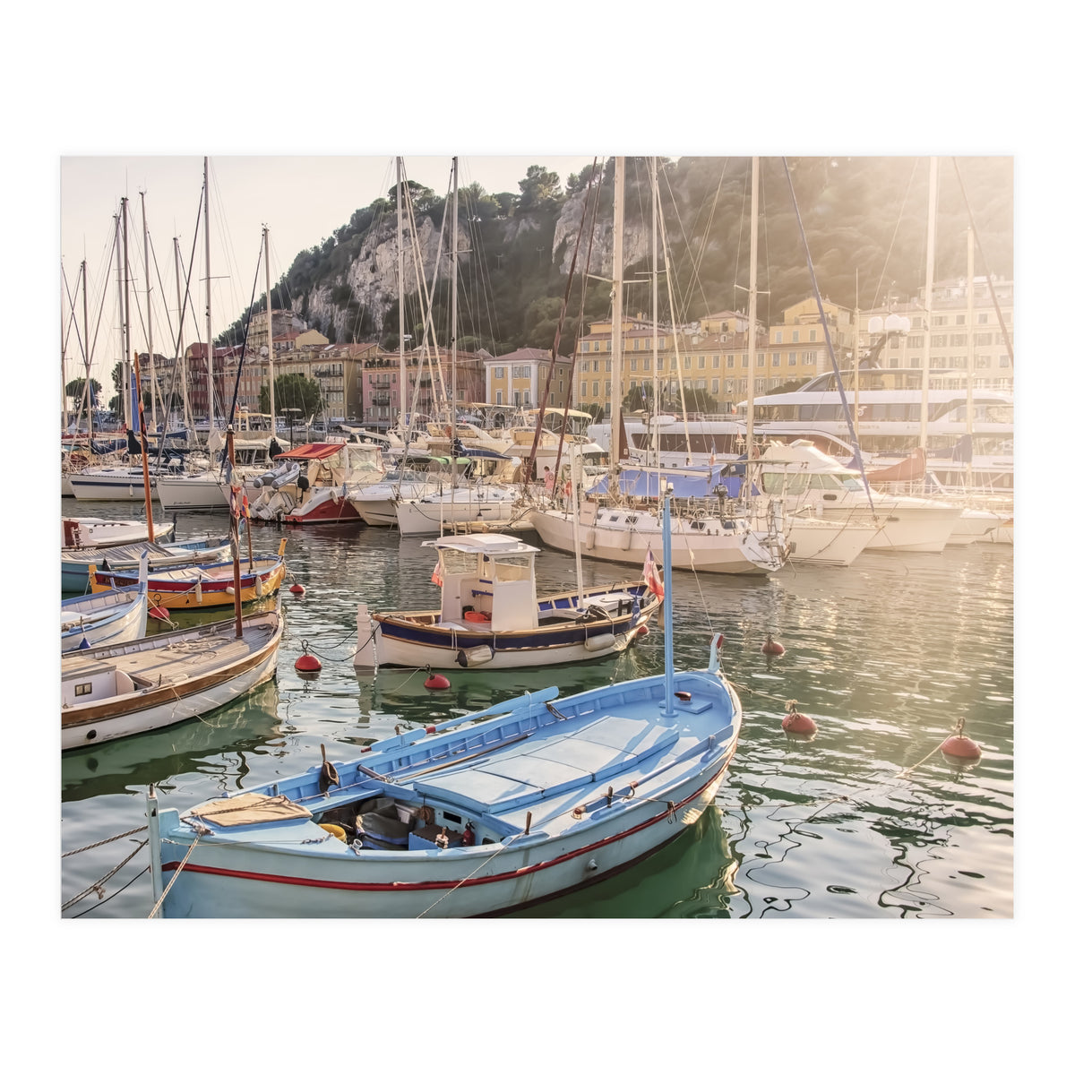 Harbor In Nice (Print Only)