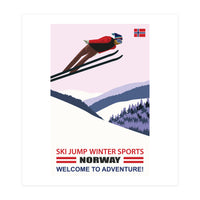 Ski Jump In Norway (Print Only)