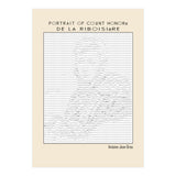 Portrait of Count Honoré de La Riboisière – Antoine-Jean Gros (ascii art)  (Print Only) thumbnail