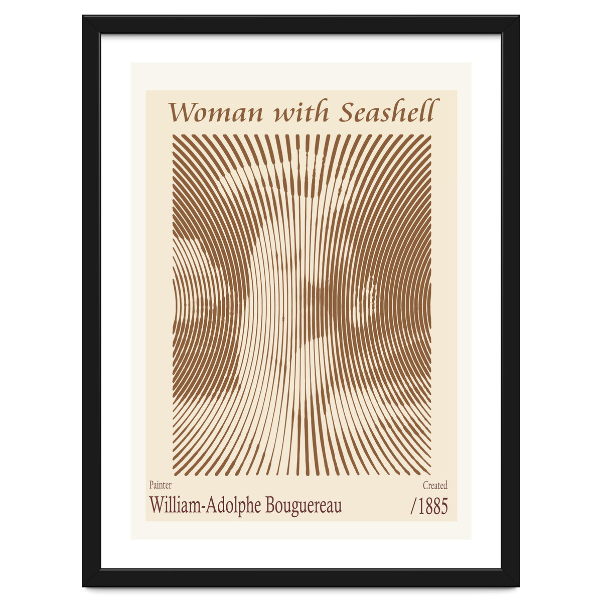 Woman With Seashell – William Adolphe Bouguereau (1885)