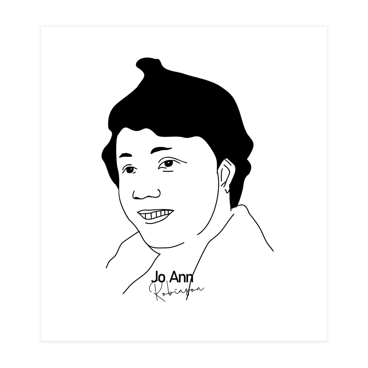 Jo Ann Robinson Civil Rights Movement (Print Only)