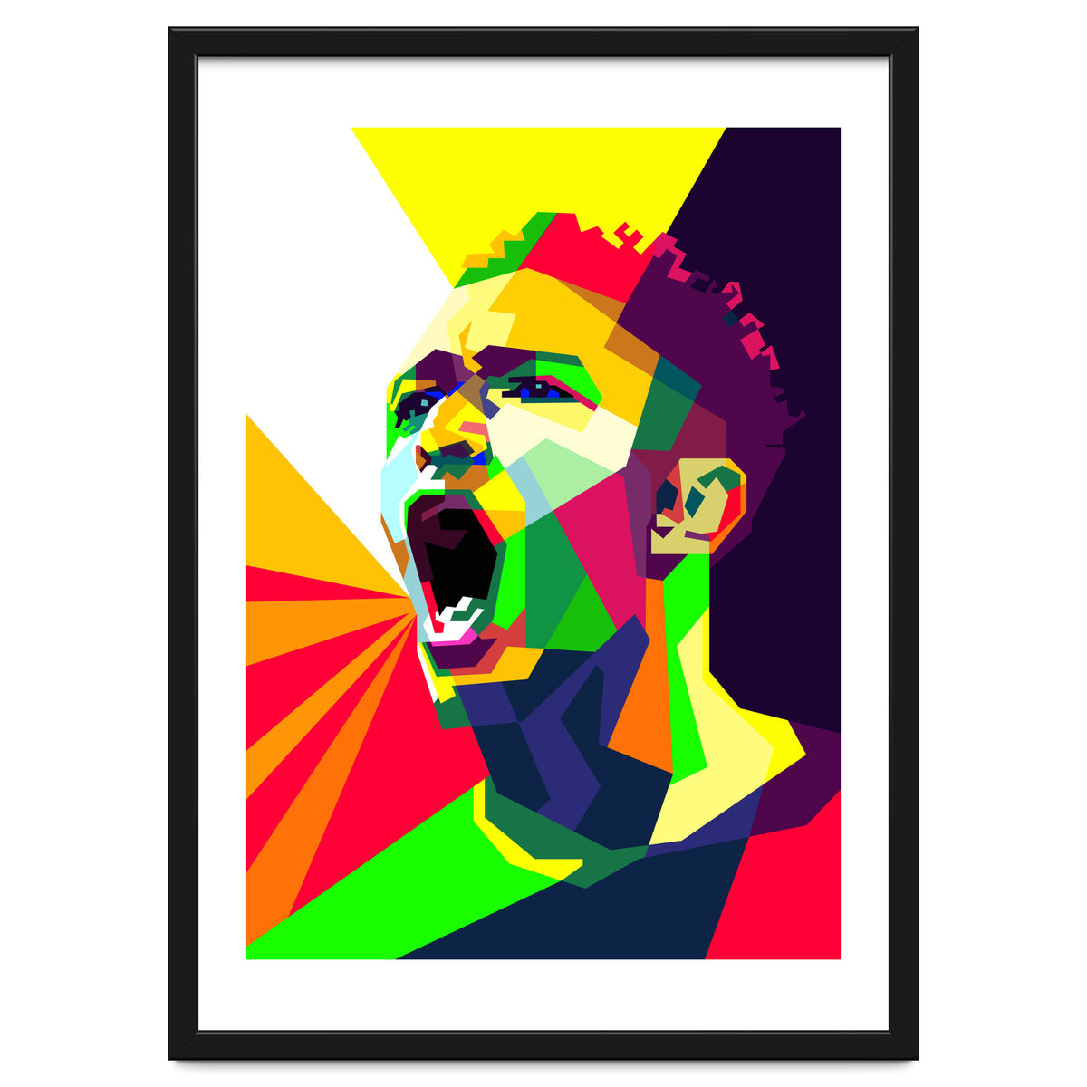Jude Bellingham Football Pop Art WPAP