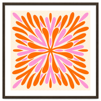 Symmetry Petals - pink and orange