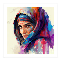 Vivid Veil Side Portrait (Print Only)