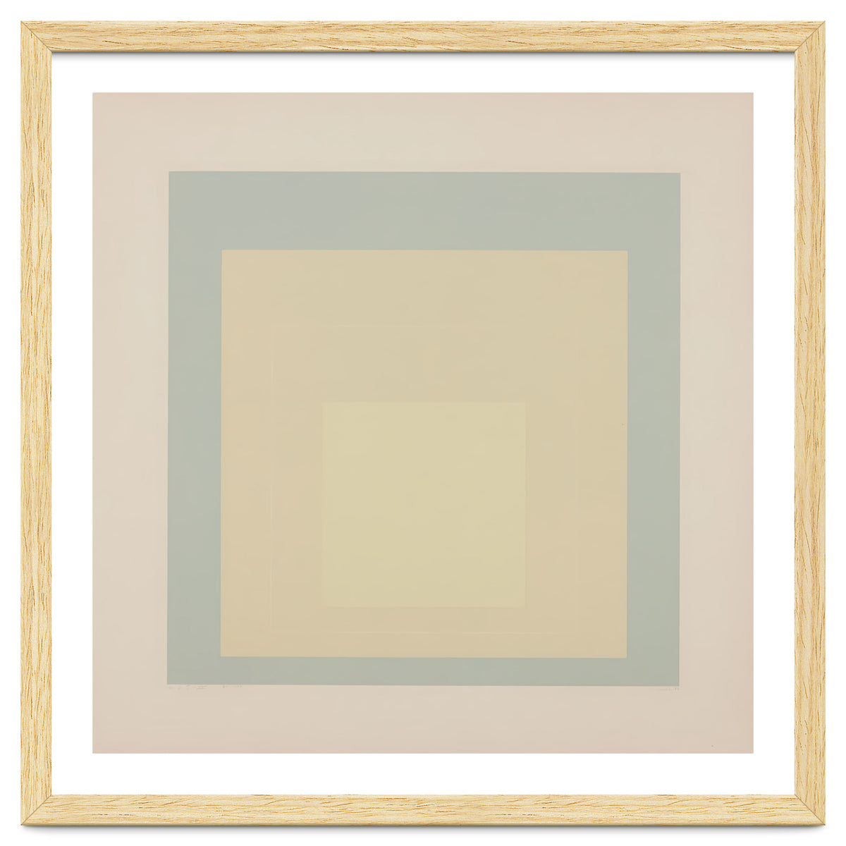 JOSEF ALBERS - HOMAGE TO THE SQUARE