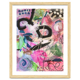 Crazy Town Multimedia Abstract Art Print Large Wall Art Poster Viddy Pop Mood Room thumbnail