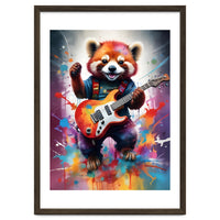 Red Panda Plays Guitar Music