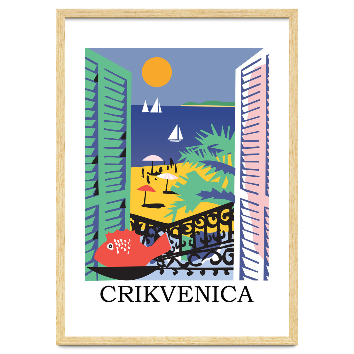 Crikvenica, View From a Window