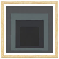 JOSEF ALBERS - HOMAGE TO THE SQUARE BLACK GREY