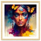 Butterfly Crown Hindu Portrait thumbnail