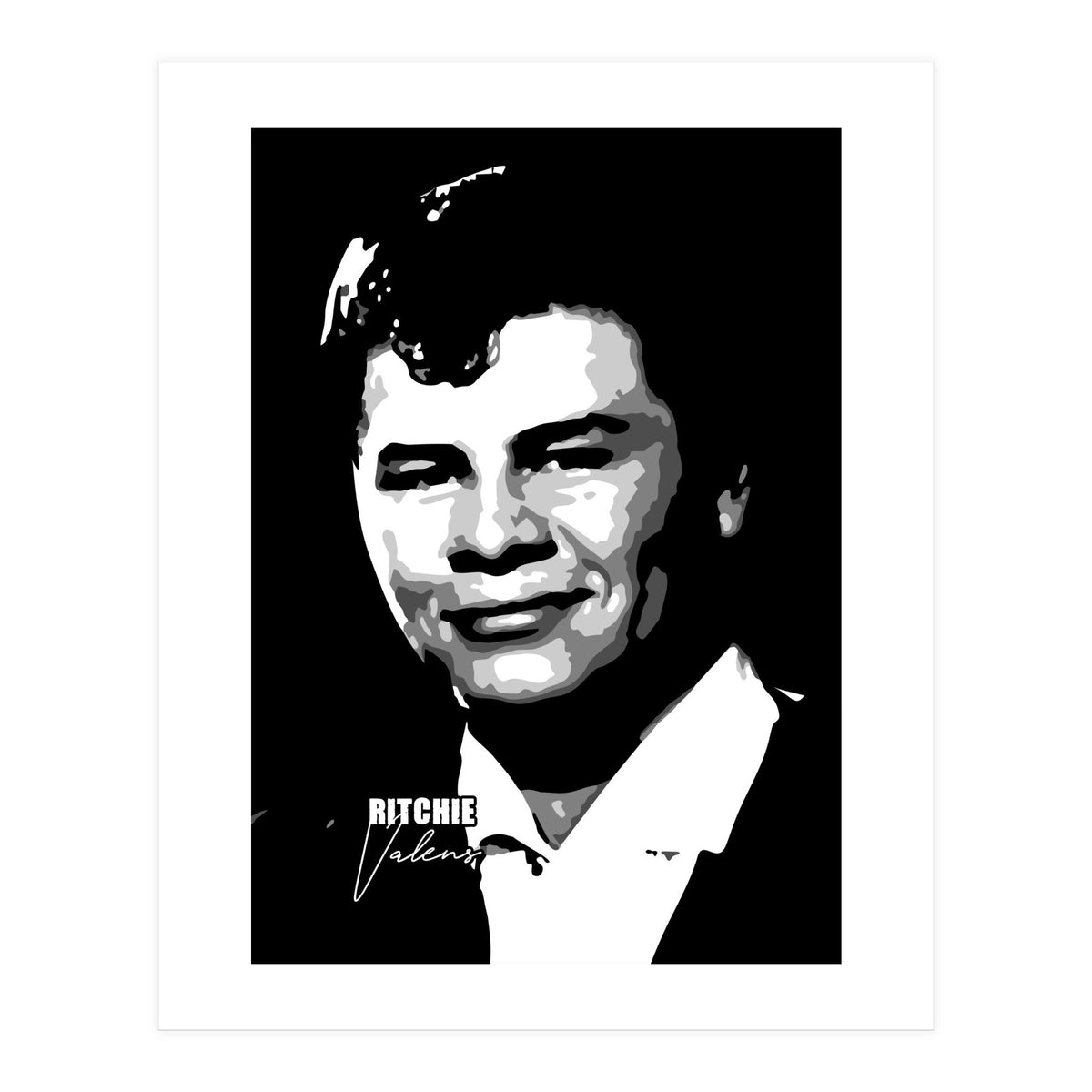 Ritchie Valens American Rock Musician Legend (Print Only)