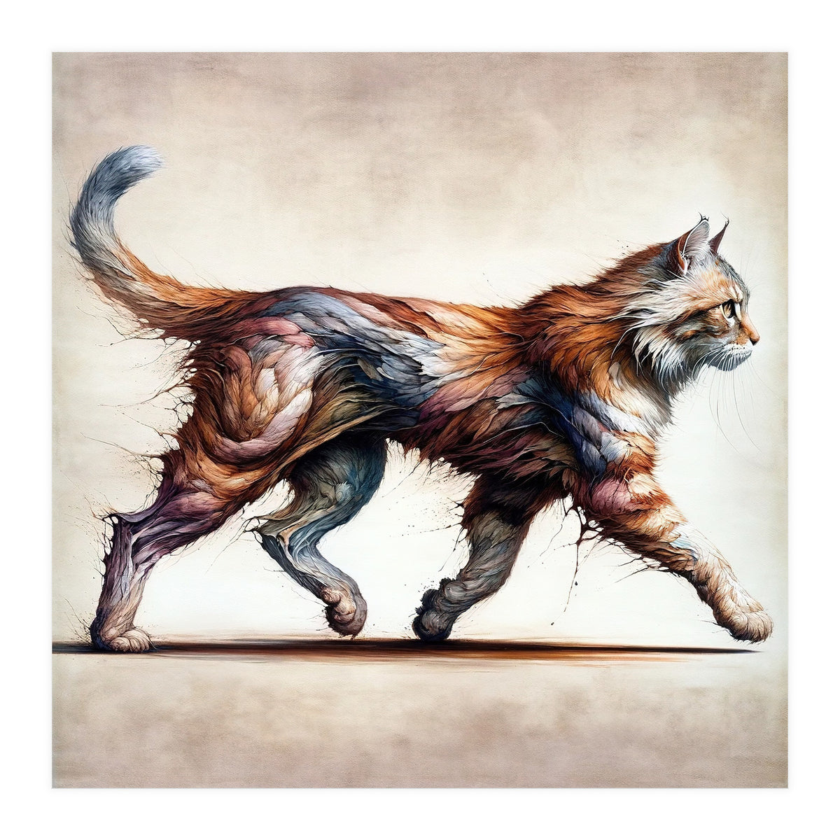 Powerful Cat (Print Only)