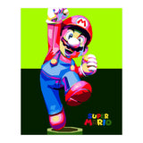 Super Mario Cartoon Character Pop Art (Print Only) thumbnail