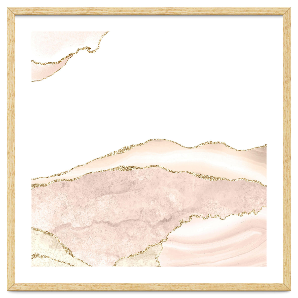 Ivory & Gold Agate Texture 08
