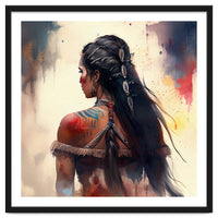 Braided Warrior Woman Profile