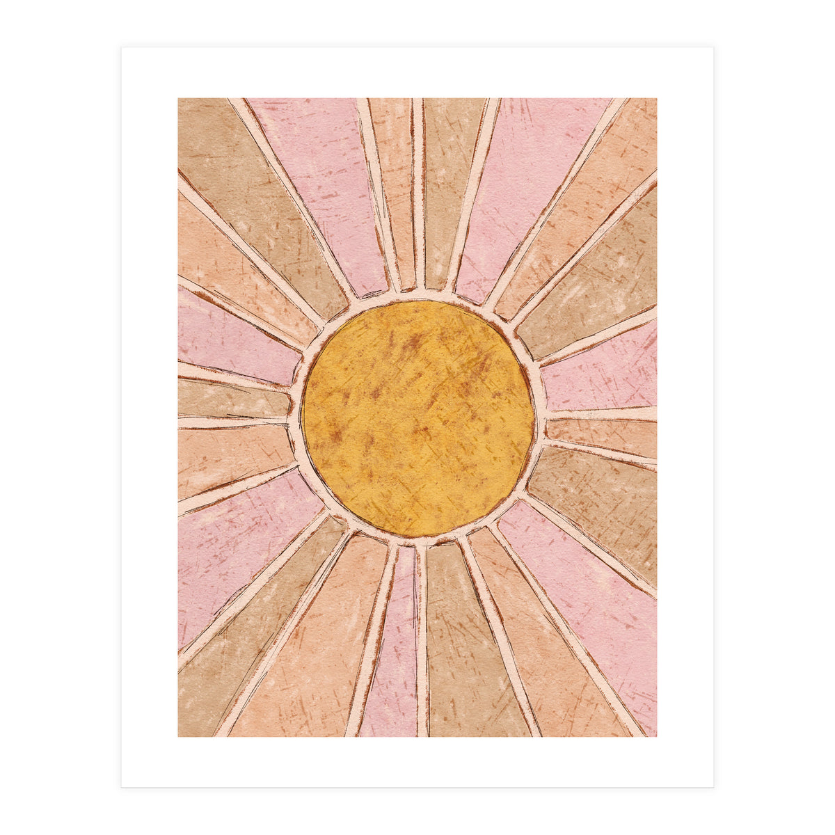 Seventies Retro Sunshine (Print Only)