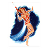Pinup Astronaut Girl (Print Only) thumbnail