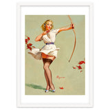 Pinup Sexy Girl Playing A Cupid thumbnail