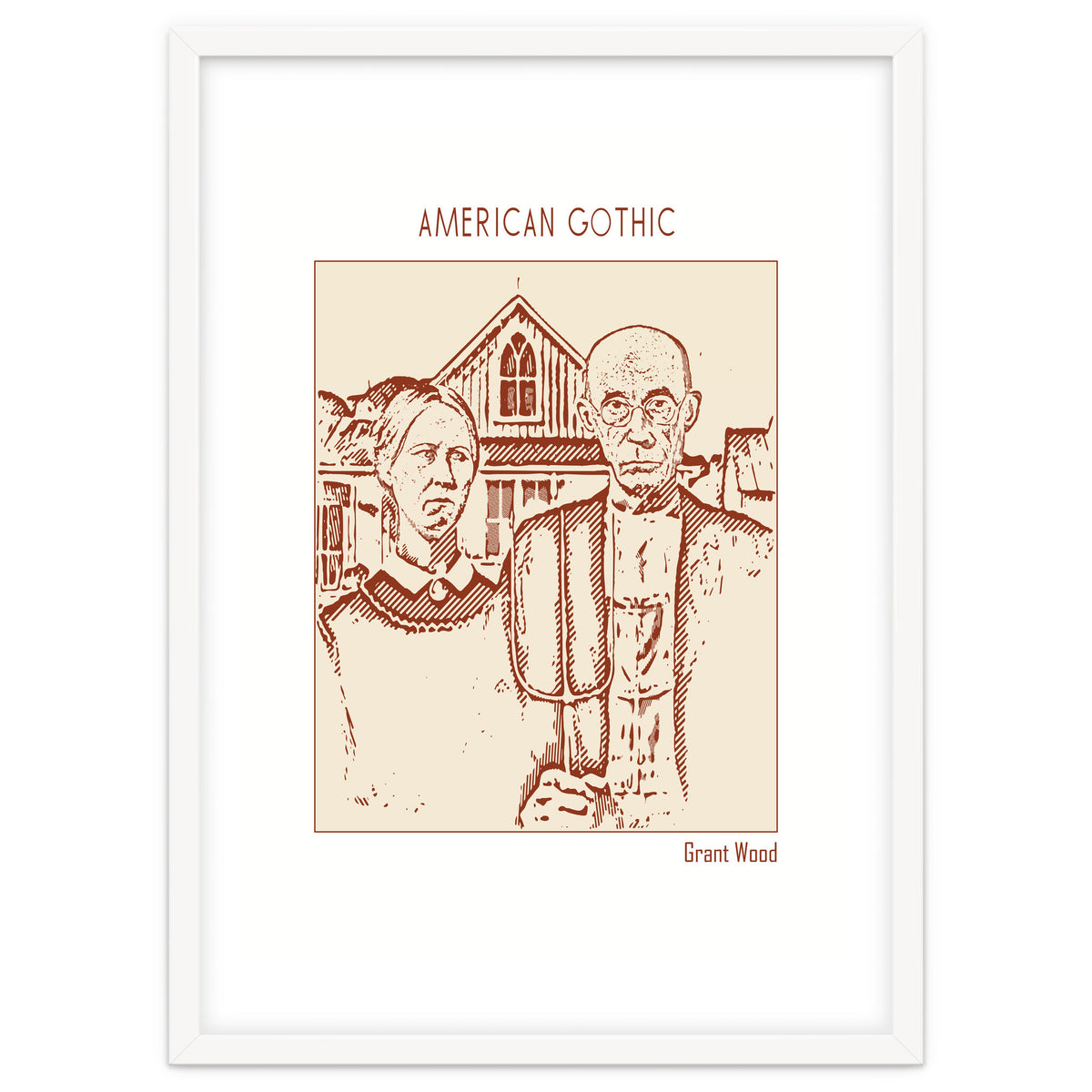 American Gothic – Grant Wood