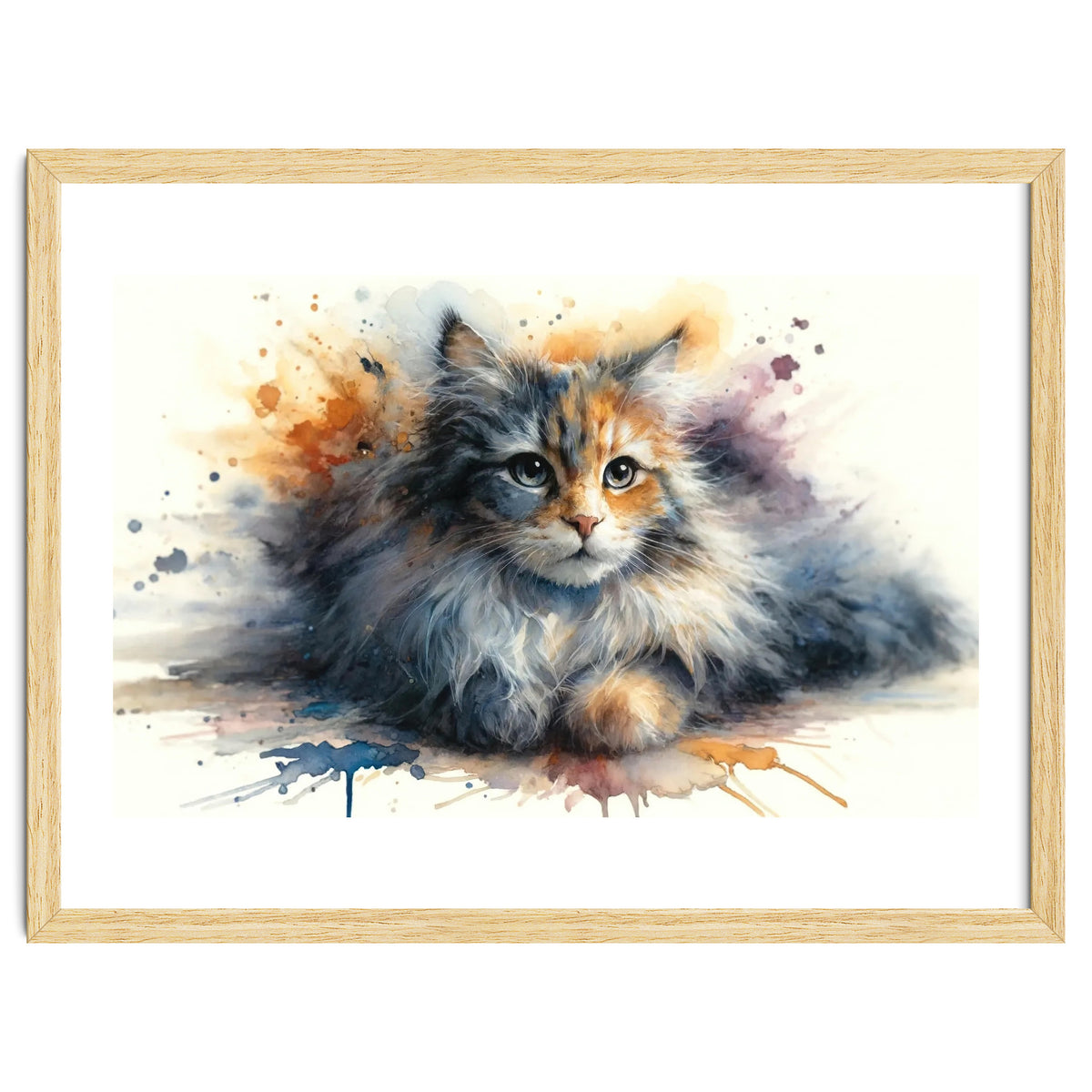 Whimsical Kitten Splash