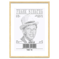 Receipt Art Frank Sinatra