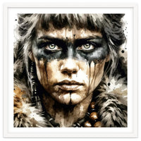 Fur Collar Warrior Portrait