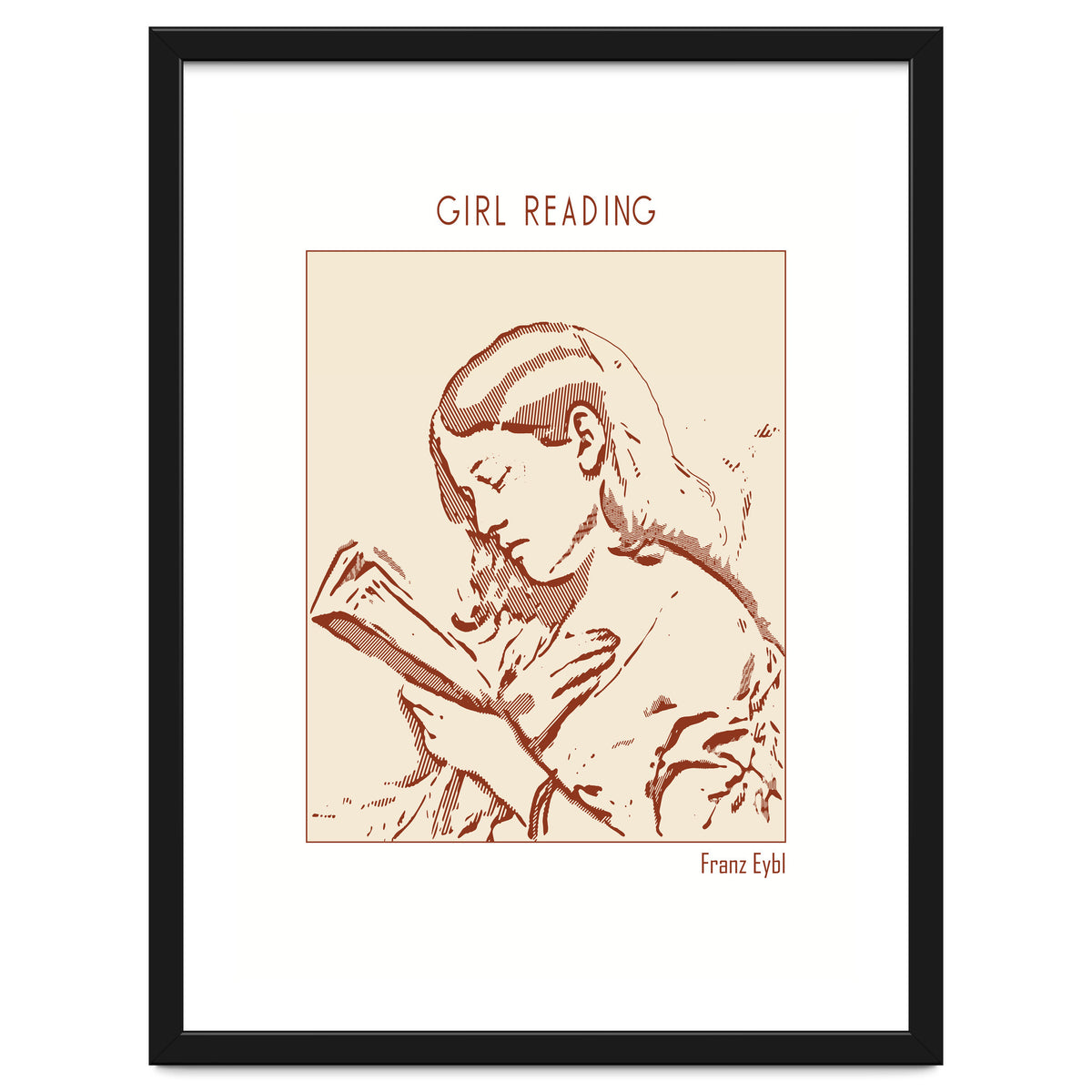 Girl Reading – Franz Eybl