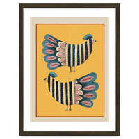Striped Bird Pair II