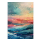 Ethereal Abstract Mountain Mist Painting (Print Only) thumbnail