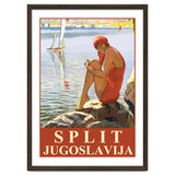 Split, Swimmer on a Rocky Coast thumbnail