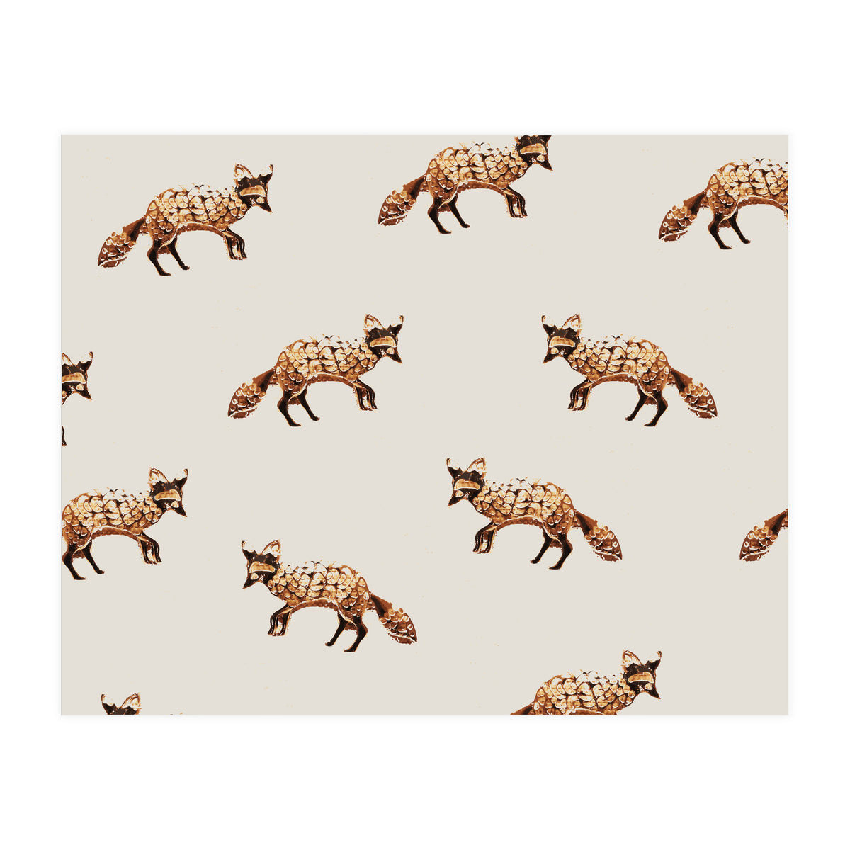 Gold Fox Pattern (Print Only)